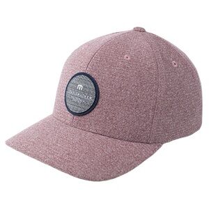 TravisMathew Hangry Men's Hat, heathered mauve, snapback style cap One Size